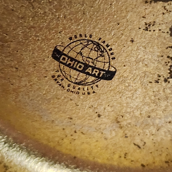 Vintage MCM Ohio Art Revolving Musical Christmas Nativity Scene - Picture 14 of 14